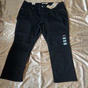 Levi's Black Straight Pants